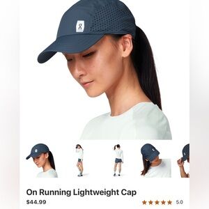 On Running Dark Blue Athletic Cap